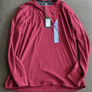 GH Bass Waffle Knit Henley